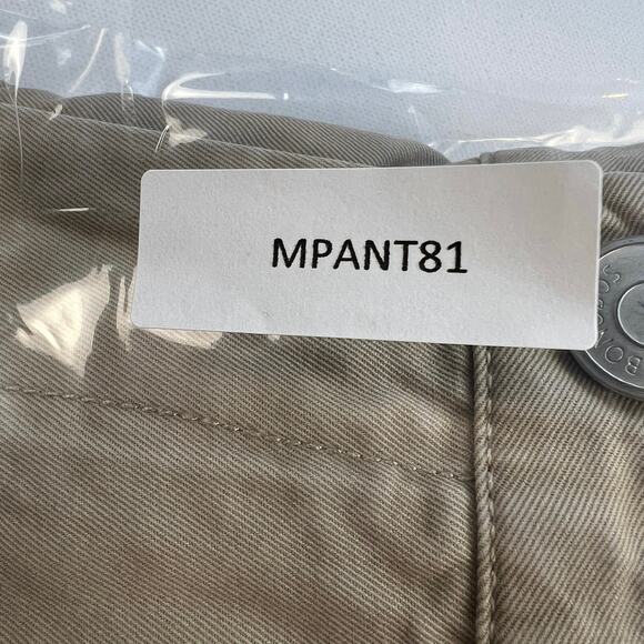 Bonobos Slim Tailored Washed Chino Pants Khaki Size 35x30 - Picture 9 of 10